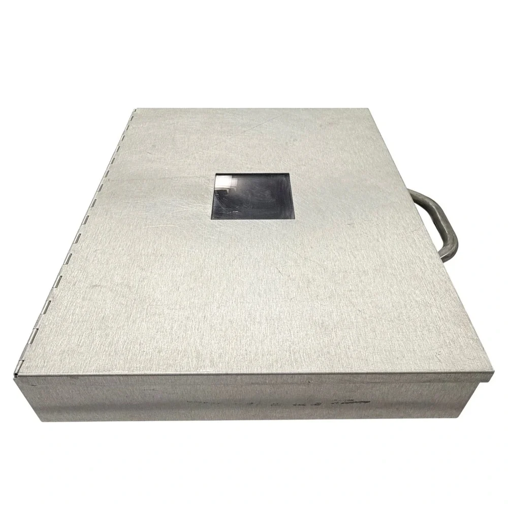 Pina Zangaro Aluminum Portfolio Presentation Case w/ Window Silver Industrial